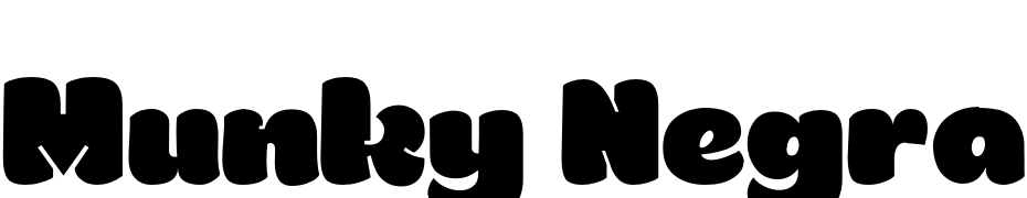 Munky Negra cкачати шрифт безкоштовно